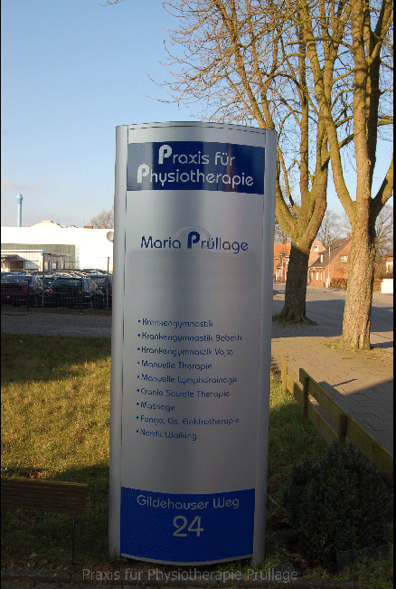 Werbepylon-Pruellage